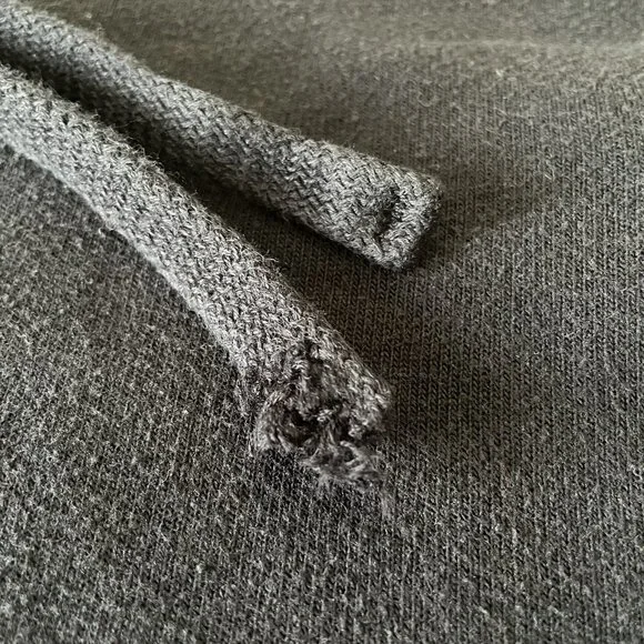 Disney Goth Cropped Boxy Hooded Sweatshirt Black With Orange Castle Halloween S - Picture 8 of 8